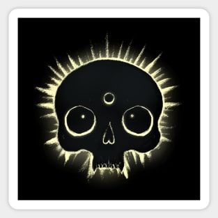 Skull Eclipse Sticker